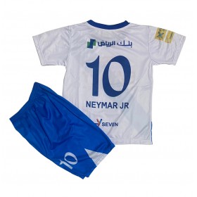 Al-Hilal Neymar Jr #10 Borte skjorte til barn 2024-25 Kortermet (+ korte bukser)